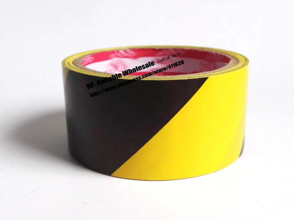 

1x 4.5cm * 18 meters Floor Warning Adhesive Tape /Work Area Caution Tape / Ground Attention Tape Abrasion-Proof Yellow/Black