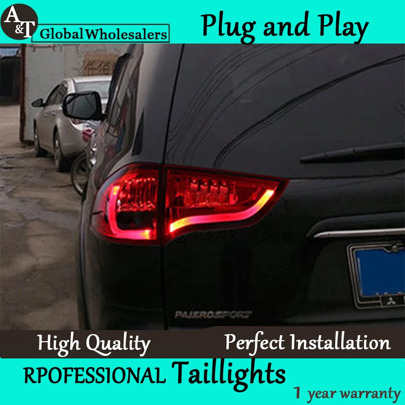 A&T Car Styling for Mitsubishi Pajero Tail Lights 2013 Pajero Sport LED