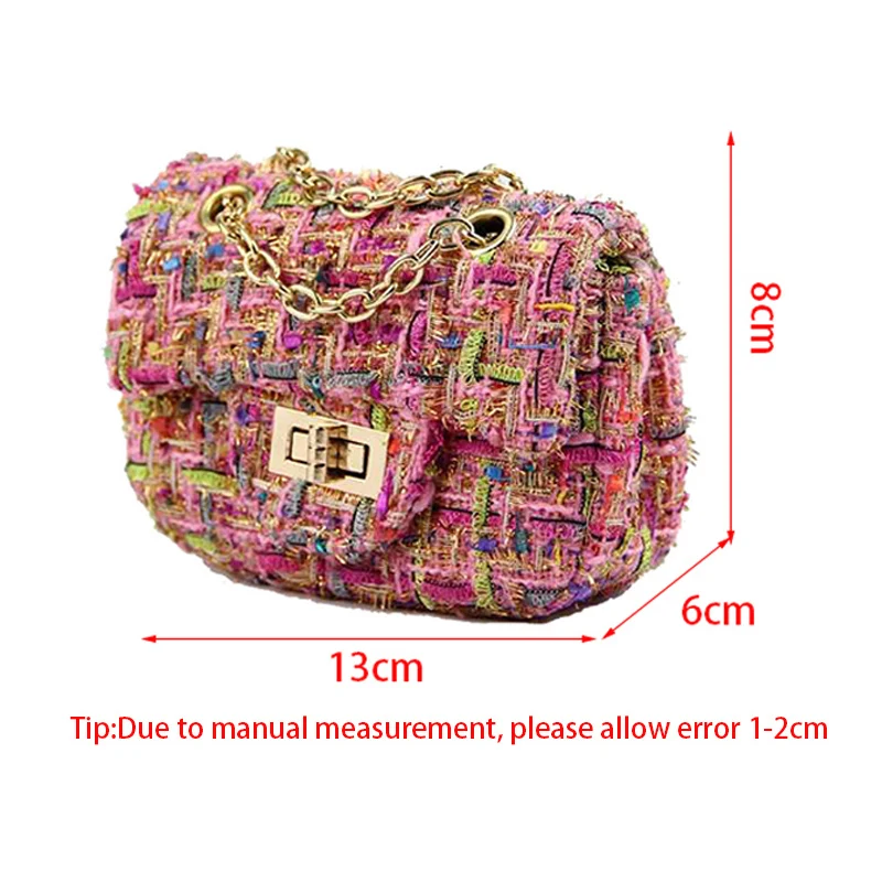 Girl Mini Crossbody Bag Cute Kawaii Linen Women Purse Shoulder Bags Kid Messenger Bag Small Children Handbag Bolsa Female SS0361 (24)