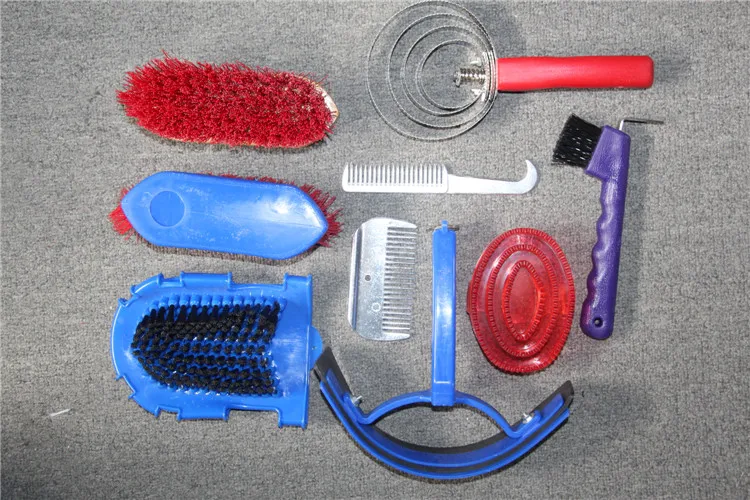 Aoud Saddlery Horse Riding Racing Equipment Horse Cleaning Tool 10 Pcs