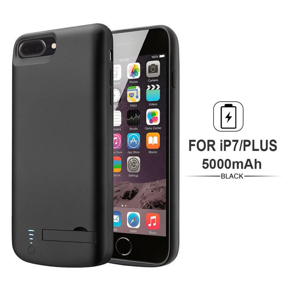 

2019 NEW!Custom Battery Case For iPhone 7 8 Plus 2in1 Audio Power Bank Phone Charger