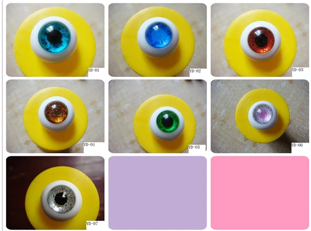 KS BJD doll glass eyes EKS series 1/12 1/8 1/6 1/4 1/3 22CM 24CM Hand made  glass doll eyes