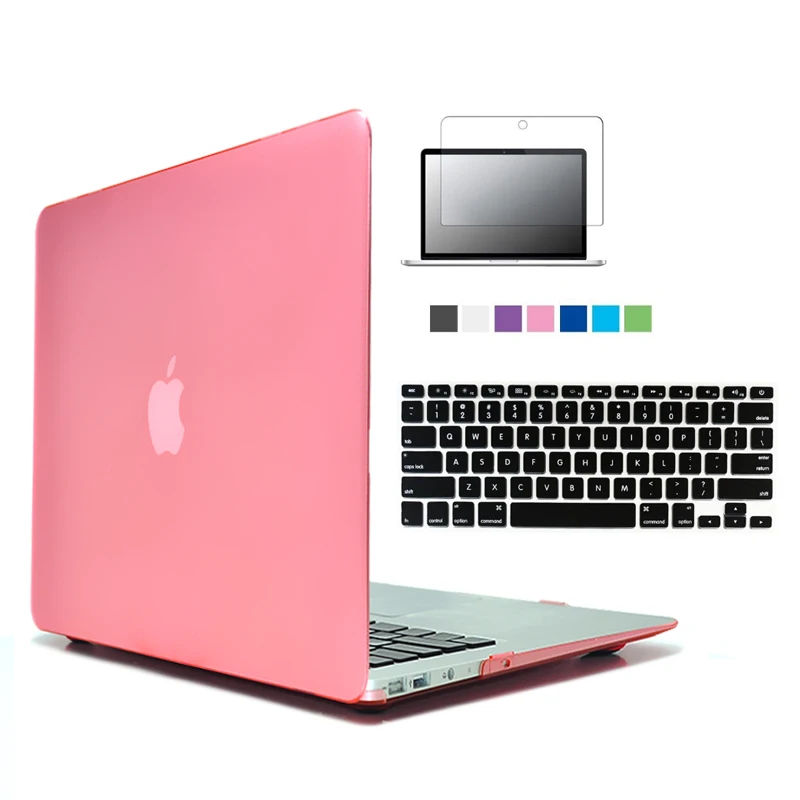 Прорезиненные Кристалл/Матовая Жесткий чехол для Macbook Retina 13 (A1425) дюймовый рукав с