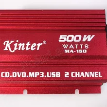 Лидер продаж 12 В Kinter ма-150 цифровой стерео усилитель Автомобиль Мотоцикл/лодки/MP3/MP4/ CD мини