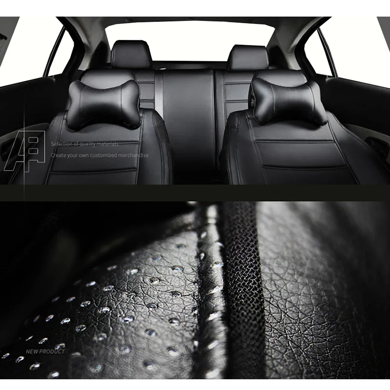 Кожаные чехлы для сидений автомобиля на заказ для Ford Focus 2 3 Fushion mondeo Fiesta Edge Explore ore автомобильное Kuga аксессуары авто Стайлинг подушка
