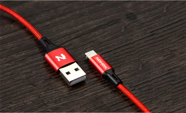 NOHON 8-контактный USB кабель для быстрой зарядки и синхронизации данных для iPhone 7, 7 Plus, 6, 6S Plus, iOS 10, 9, 8, iPad, Кабели USB для мобильных телефонов