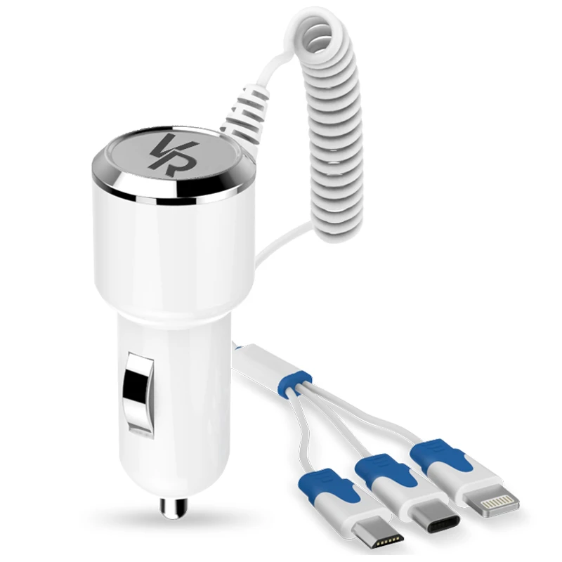 Универсальное автомобильное зарядное устройство с 3 USB-портами а | Автомобили и