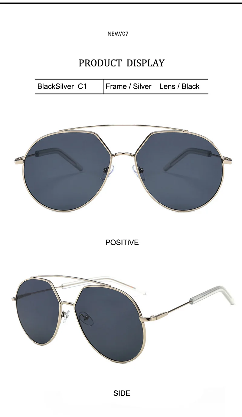 Feishini тренд унисекс негабаритные металлические женские очки винтажные Пилот очки прозрачные, оправа мужские прозрачные очки оправа