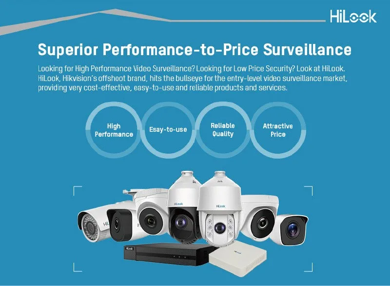 Hikvision-HiLook 4/8 CH PoE NVR H.265 4K 8MP HDMI/VGA ONVIF сетевой видеорегистратор ip-камера система видеонаблюдения NVR-104/108MH-C/4 P(8 P