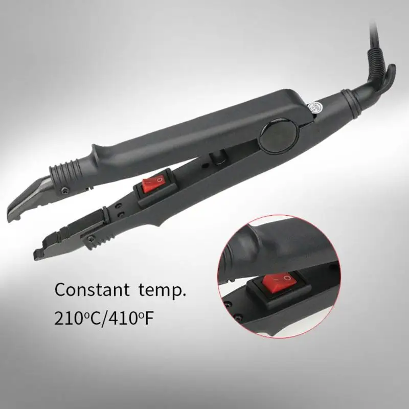 Professional Hair Extension Iron Fusion Iron Heat Connector Wand Iron Keratin Bonding Tools for Hairdressing Styling