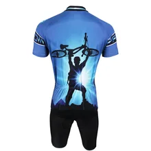 Мужские майки для велоспорта, быстросохнущие комплекты для горного велосипеда с коротким рукавом, велосипедная одежда Джерси