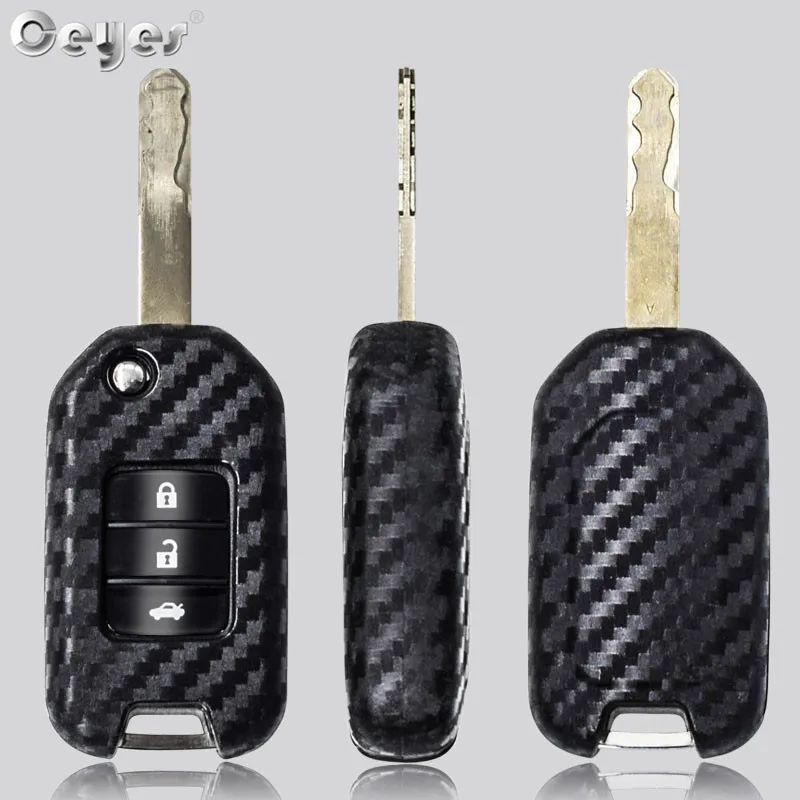Carbon fiber key cover for HONDA (4)