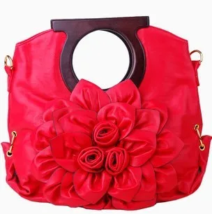 

The new vintage handbags high-grade flowers bag handle single shoulder bag handbag girl diagonal messenger bag