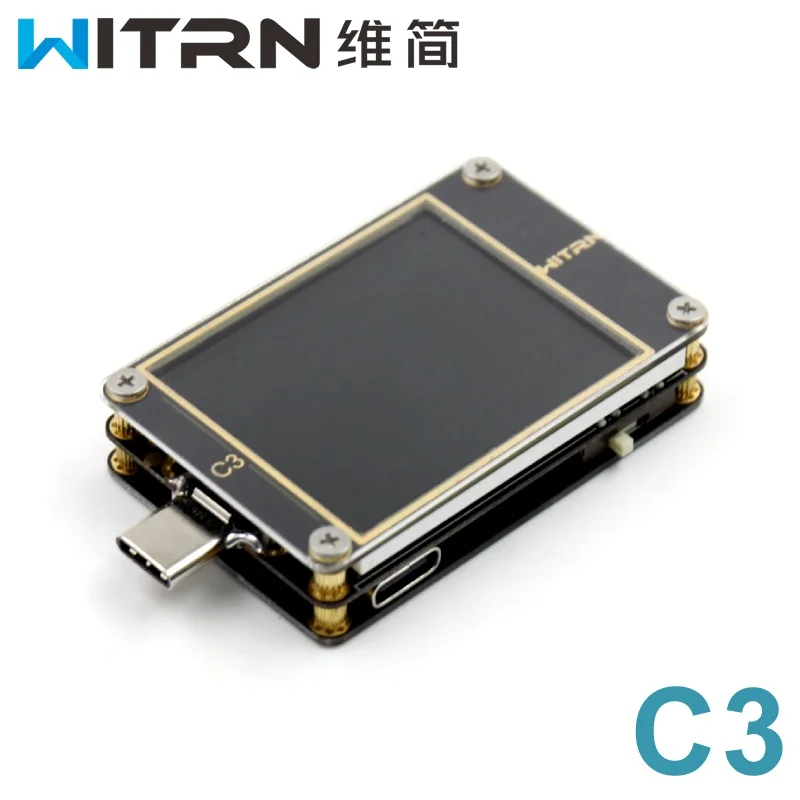 WITRN-C3 измеритель тока и напряжения USB тестер QC4+ PD2 3,0 PPS Быстрая зарядка протокол обнаружения CC Таблица