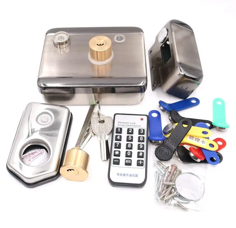 Intelligent Door Lock Electric Integrated Lock Double sided Swipe Card