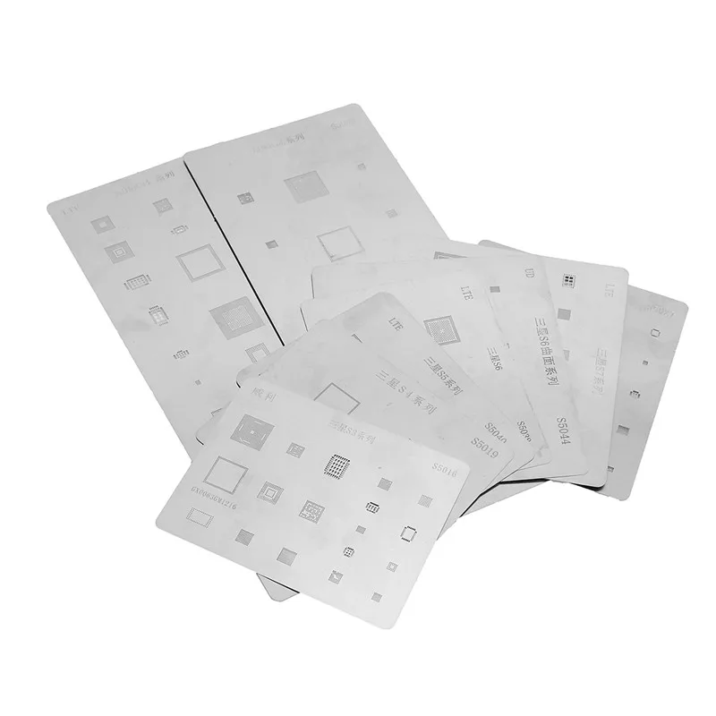 

IC Repair BGA Rework Reballing Stencil Template Tool Kit For Samsung Phone Series Tools