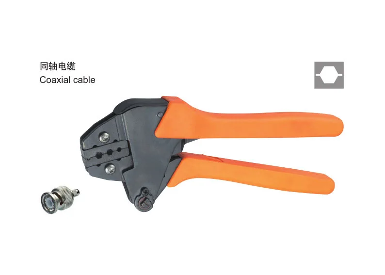 ФОТО Ratchet crimping plier 4543mm2  BNC terminals tools multi pliers