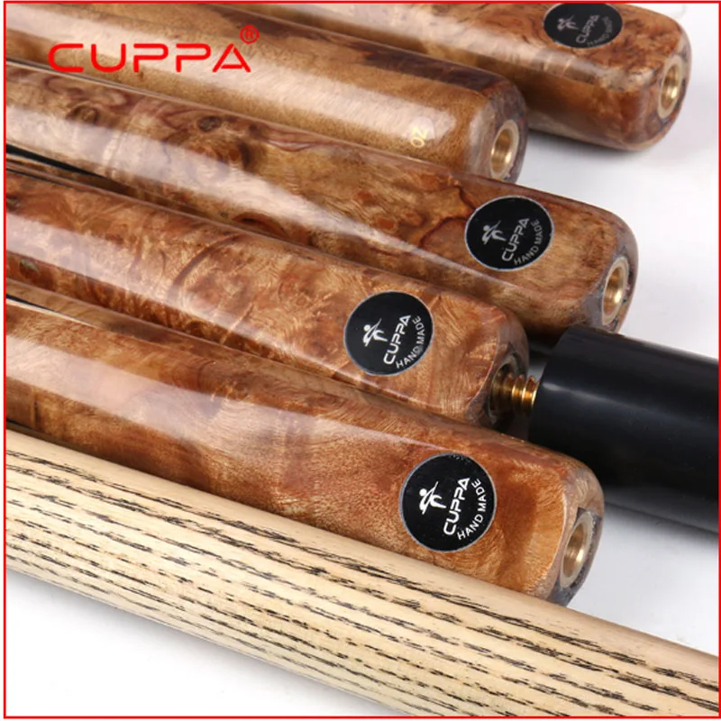 

Handmade Cuppa Snooker Cues Set 9.8mm 11.5mm Tip with 3 4 Snooker Cue Case Set China
