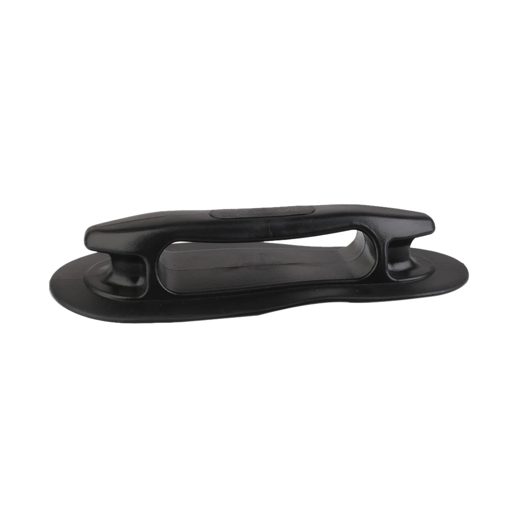 PVC Boat Lifting Grab Handle/Cleat Watercraft Parts for Kayak Canoe Inflatable Boats Raft Rubber Dinghy Accessories - Black