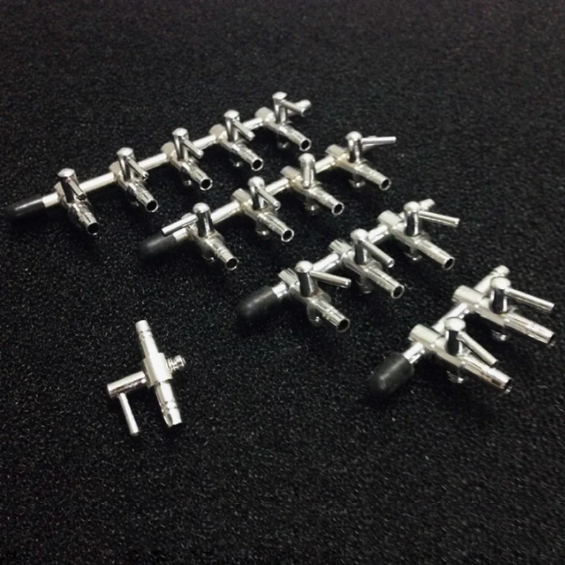 

1 2 3 4 5 Way Aquarium Inline Air Splitter Control Valve for Fish Tank Air Pump