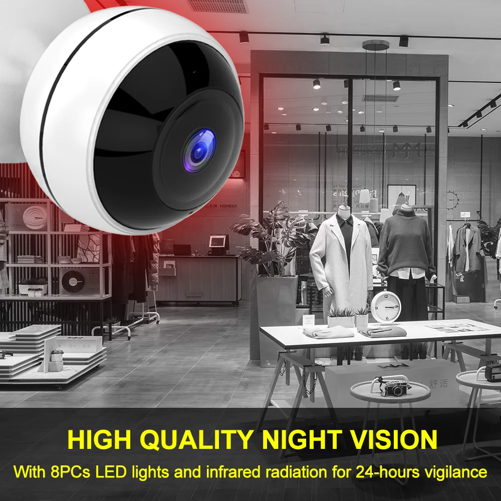 

Full HD 3MP VR Panoramic camera Wifi Full view Mode Infrared Night Vision Motion Detection and Two Way audio PTZ IP Camera