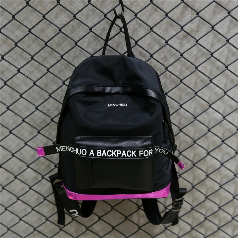 2017 Hot Women Laser Backpack School Bag For Teenage Girls PU Leisure Style Letter School Bagpack Casual Bag Travel Bag Mochila (29)