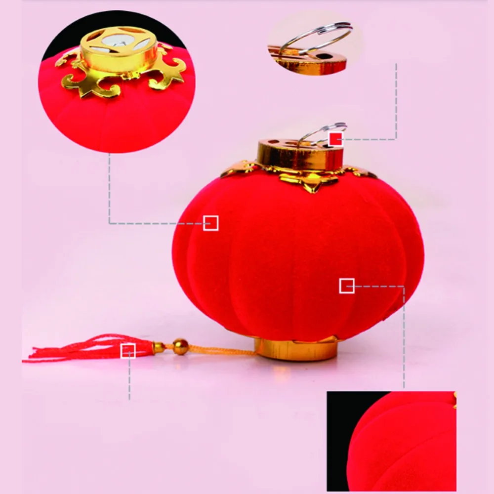 1 шт. маленький красный Традиционный китайский фонарь s мини-макет фонарь для фестиваля Свадебная вечеринка в отеле фестиваль украшения дома фонарь
