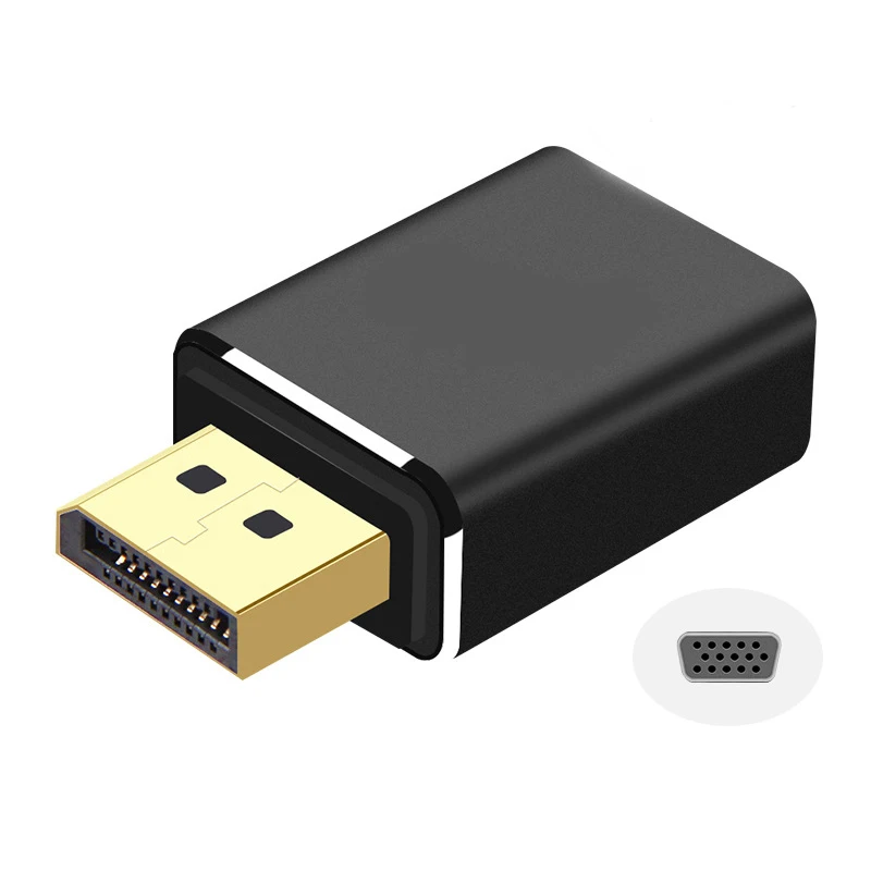 

DP To VGA OTG Adapter Digital Analog Video Audio Converter Cable Support 1080p For Xbox 360 PS3 PS4 PC Laptop TV Box Projector