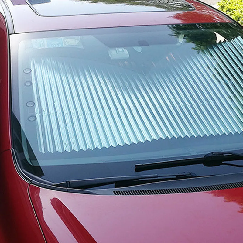 Универсальный складной лобовое стекло козырек от солнца щит занавес выдвижной окна автомобиля солнцезащитный Блок Анти-УФ аксессуары