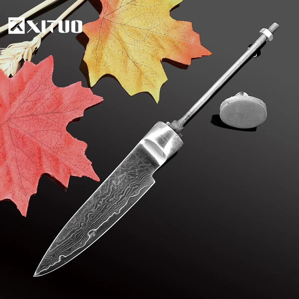 XITUO DIY fruit paring knife Blanks 3.5" inch chef knife billet