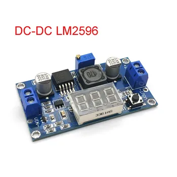 

DC Buck Step Down Module LM2596 DC-DC 4.0~40V To 1.25-37V Adjustable Voltage Regulator With LED Voltmeter DC-DC 2A Short Circuit