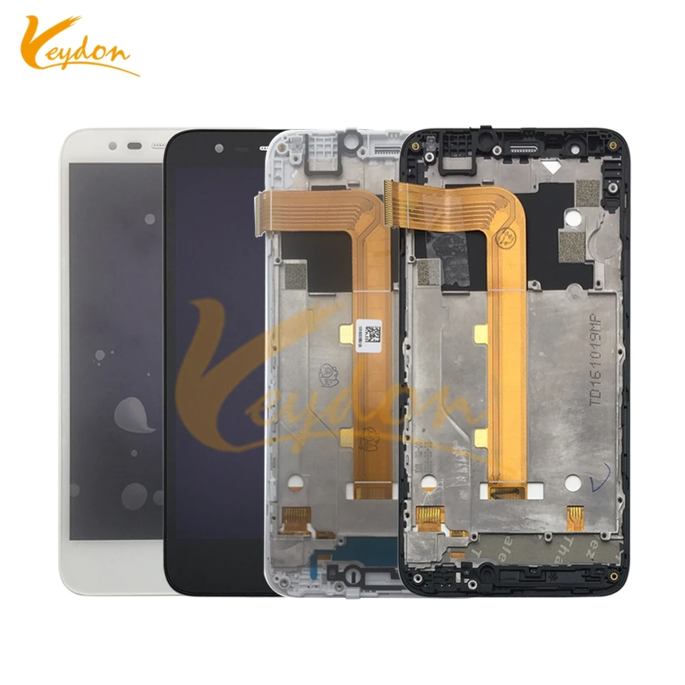 1 Alcatel OT5051 LCD Display With Frame black (2)