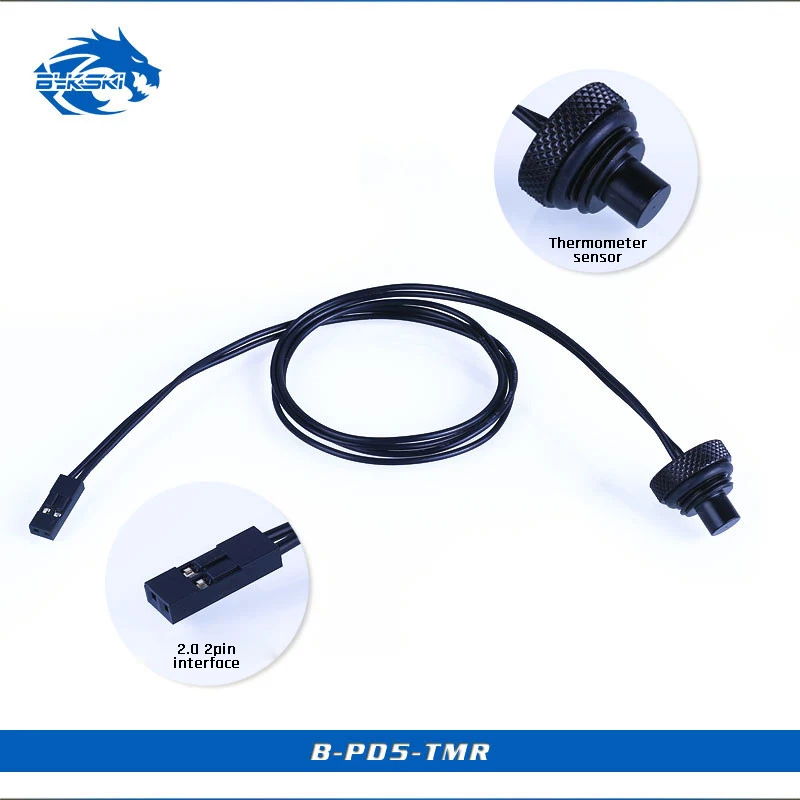 Bykski G1/4 &quotконец Кепки с Температура Сенсор. П/П: B-PD5-TMR | Компьютеры и офис