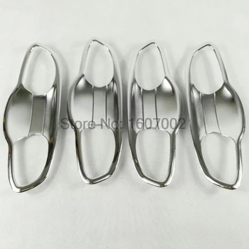

For Volkswagen VW Touran 2016 L ABS Chrome Door Handle Bowl Cover Trim Catch Up Molding Overlay Bezel