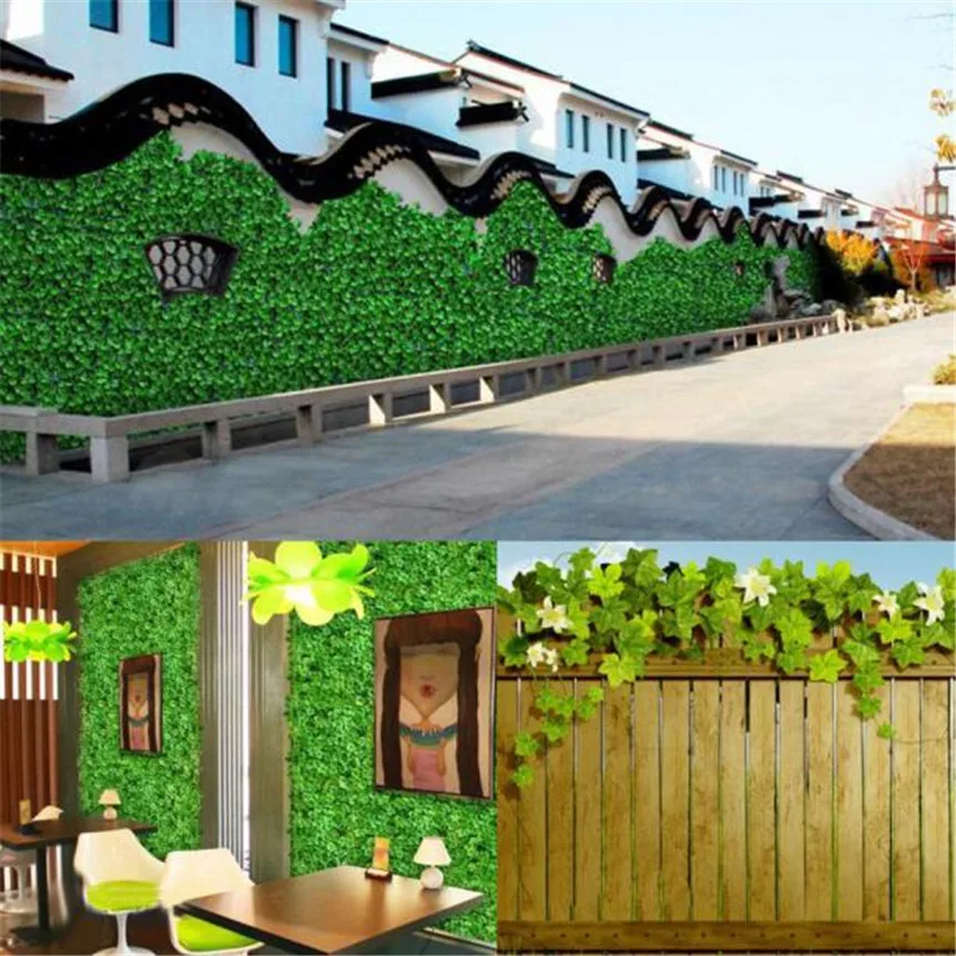 

2.4M Artificial Ivy Leaf Garland Plants Vine Fake Foliage Flowers Home Decor hot selling nov24 Extraordinary