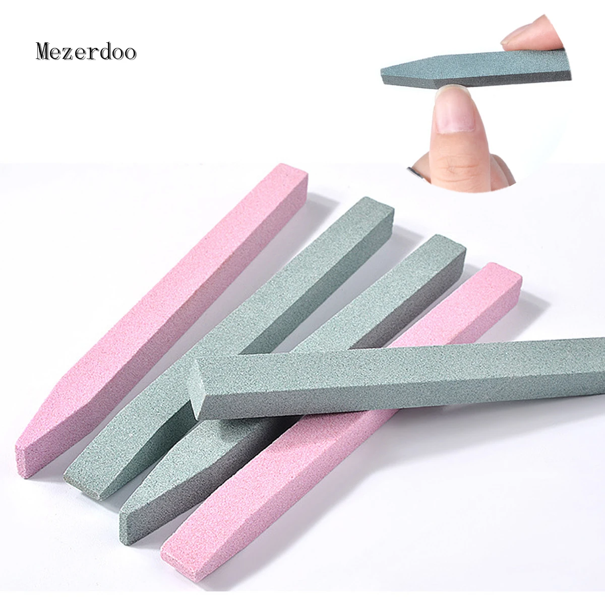 

5Pcs Nail Quartz Sanding Files Nail Art Equipment Cuticle Dead Skin Pusher Trimmer Removal Tool Manicure Polish Accessory Set