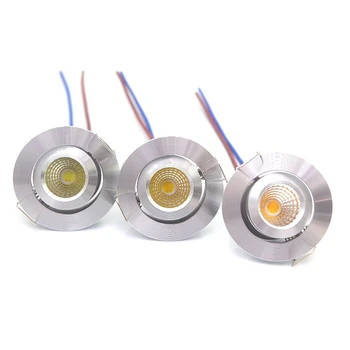 

Dimmable 3W COB Adjustable-pitch Led Down Light Energy Saving Spotlight Home Ceiling Downlight Mini Recessed Lamp AC220V-240V
