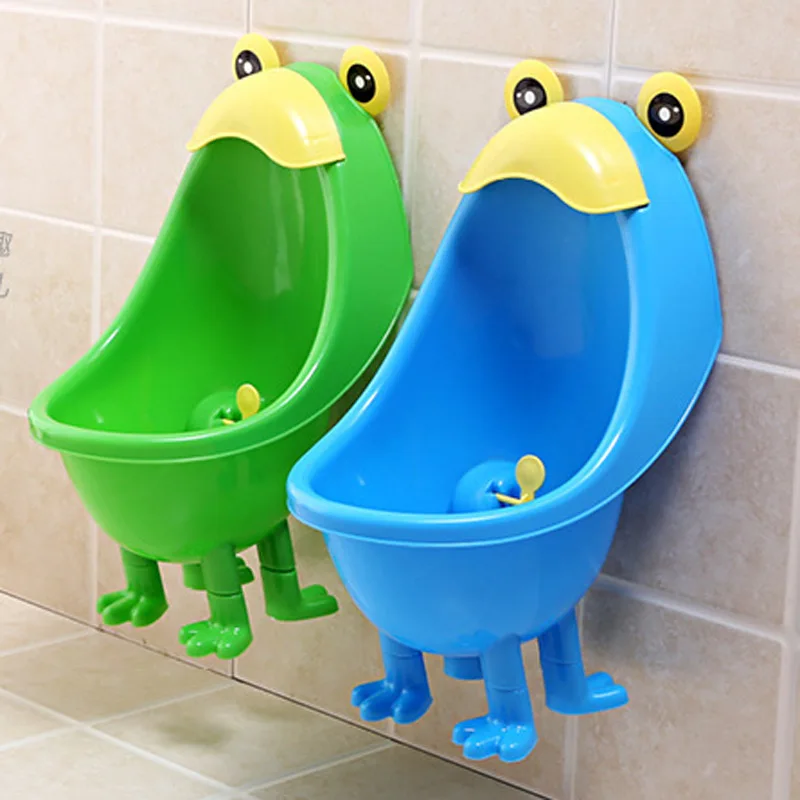2 Types Baby Boy Potty Toilet Training Frog Children Stand Vertical