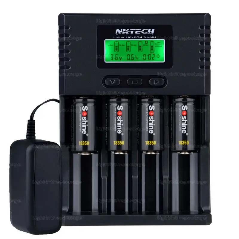 USB Port Dual Slot Universal Battery Charger For 3.7V 18650 26650 14500 Li-BS!