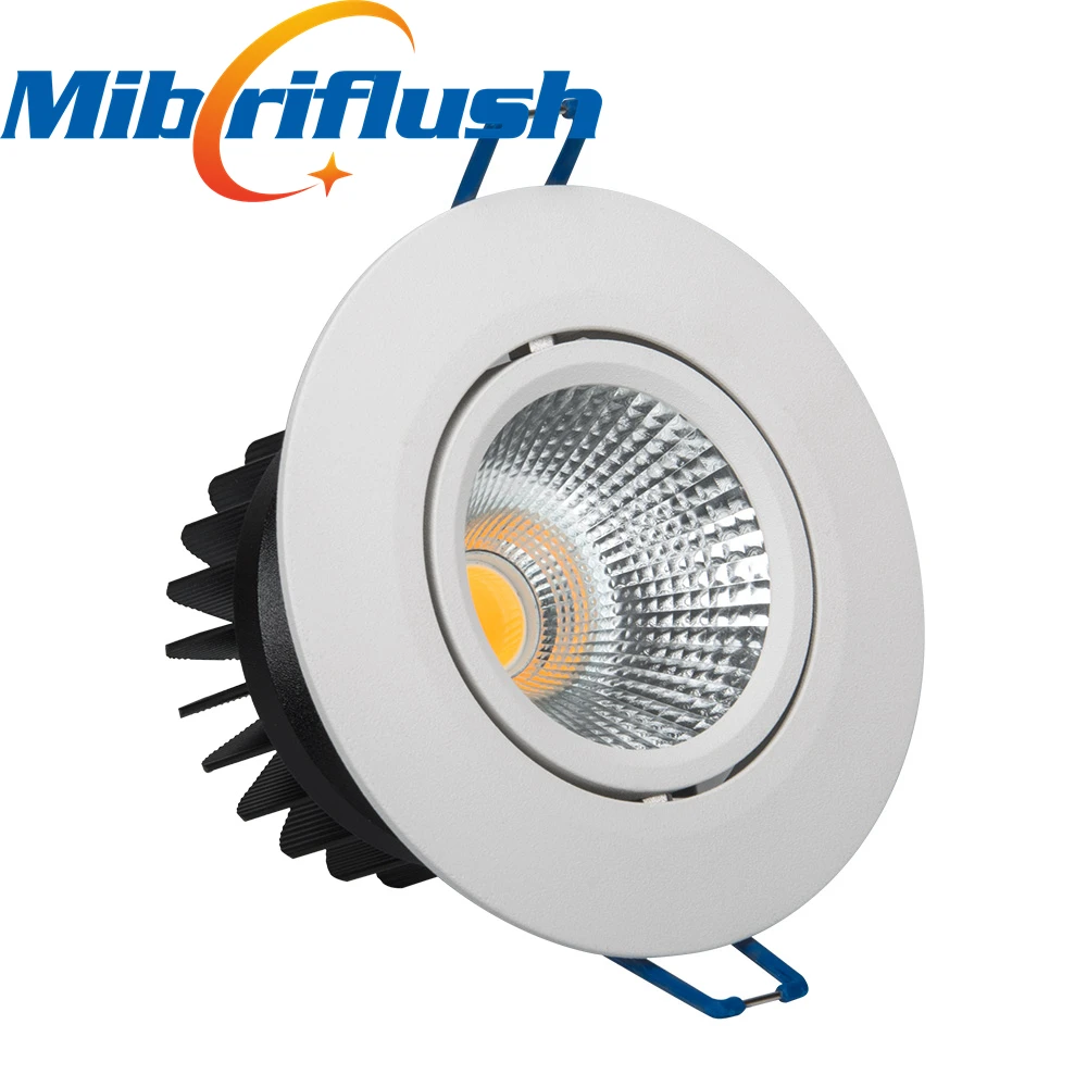 Triac Dimmable/0-10 V Dimmable/Dali Dimmable COB светодиодный светильник 7 W CREE/Epistar чип CRI> 90 5 лет гарантии 100-240 V