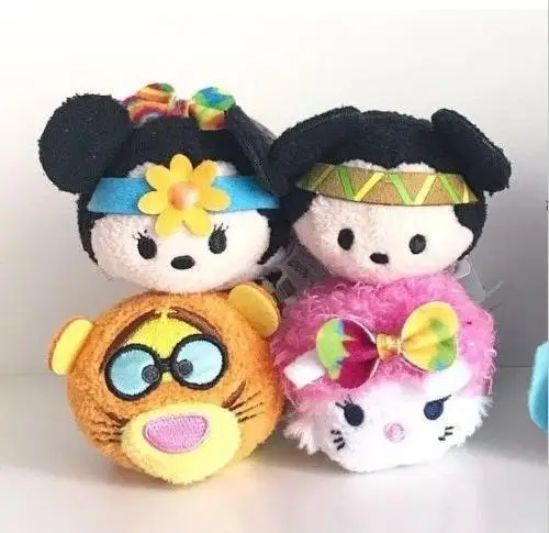 

NWT Target Hippie Mickey Minnie Tigger Marie Mini Plush Set