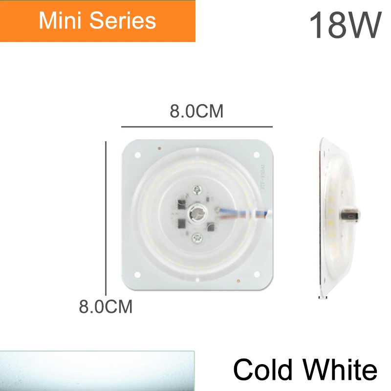 Kaguyahime Мини Магнитный светодиодный светильник Модуль источника 12 Вт 18 Вт 20 Вт 24 Вт 220 В пластина осьминога модифицированный светодиодный светильник аксессуары для потолка - Испускаемый цвет: Mini 18W Coldwhite
