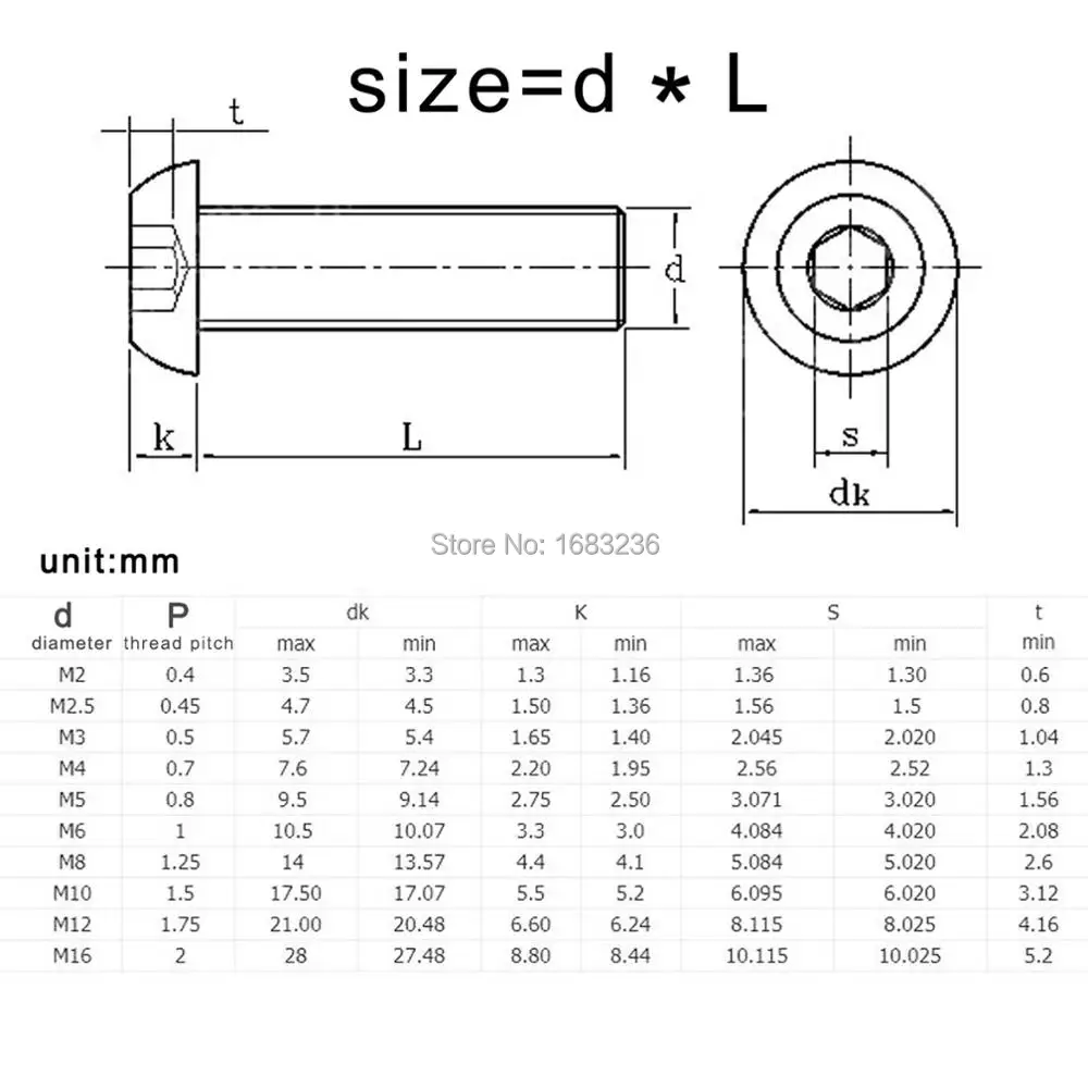 10/50 шт M3 M4 M5 M6 M8 A2 304 Нержавеющая сталь класс 10,9 Сталь ISO7380 шестигранный разъем Аллен Кнопка Болт С Головкой L = 6-100 мм