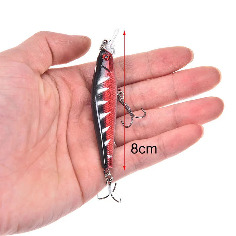 Пластиковая приманка Pasca Minnow 9 г/8 см Мягкая для рыбы рыболовная Shad 3D Eye силиконовая