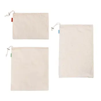 

Reusable Cotton Mesh Shopping Bag Grocery Fruit Vegetable Storage String Bag
