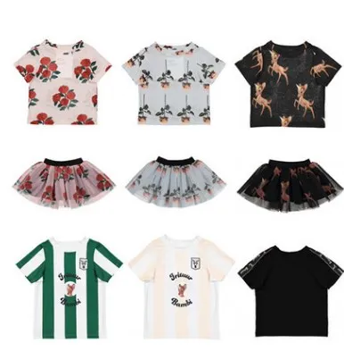 

2018 SPRING SUMMER BOBO CHOSES KIDS T SHIRTS 2 PCS CLOTHING SETS BABY GIRL CLOTHES GIRLS CLOTHING KIDS CLOTHES tutu skirts famil