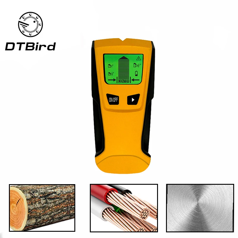 

3 In 1 Metal Detector Find Metal Wood Studs AC Voltage Live Wire Detect Wall Scanner Electric Box Finder Wall Detector