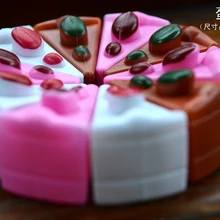 Вырезанные игрушки для детей, детские игрушки, набор кухонной утвари, фруктовый торт на день рождения, готовые товары, пластиковая еда унисекс