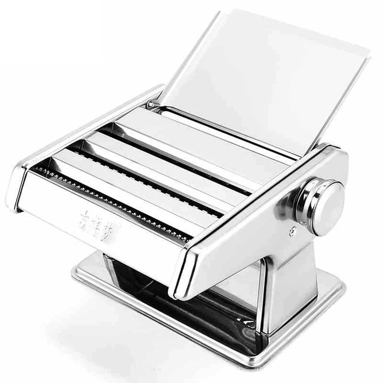 

2-9mm Stainless Steel Pasta Maker Roller Machine for Spaghetti Noodle Fettuccine