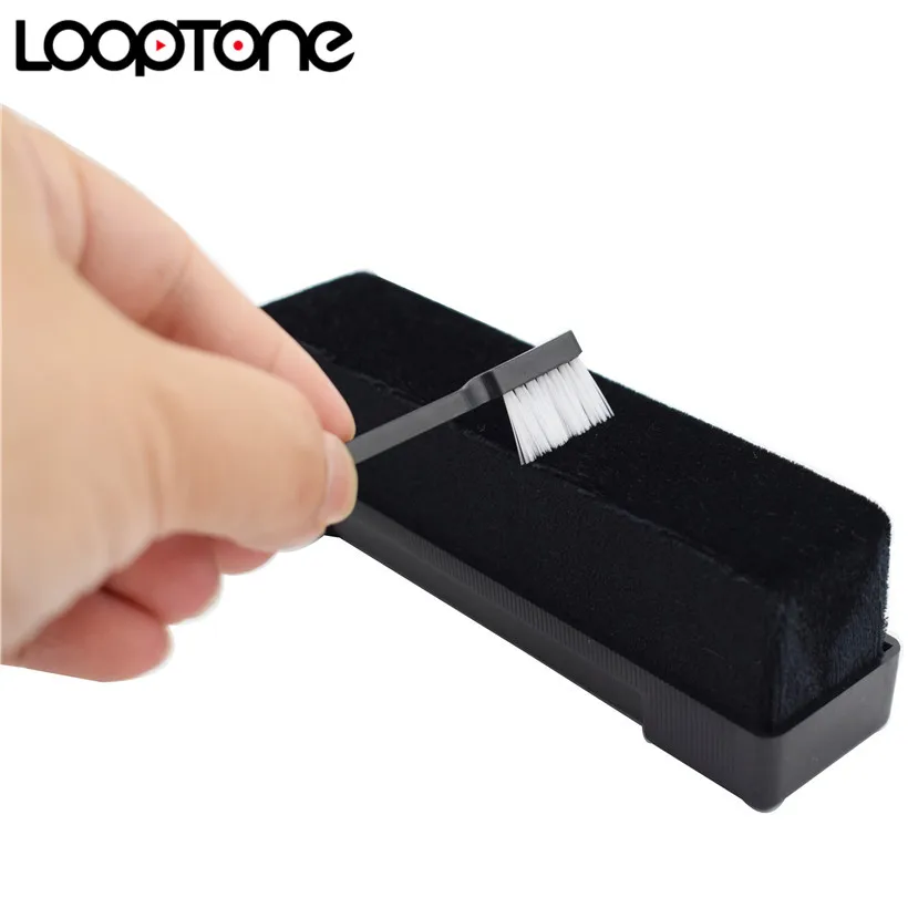 LoopTone LP/CD Velvet Brush Stylus Cleaner Vinyl Record Cleaning Brush Accessories for Turntable Players
